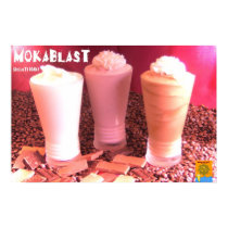 Mokablast Blended Drinks posters