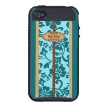 Mokuleia Surfboard Customizable iPhone 4 Cargo iPhone 4 Cover