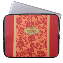 Mokuleia Surfboard Customizable Neoprene Wetsuit Laptop Sleeve Cases