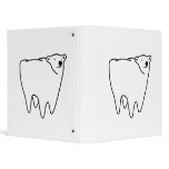 Molar Bear Polar Tooth Bear Vinyl Binder