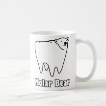 Molar Bear Polar Tooth Bear Mugs