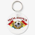 Moldovan Soccer Keychain