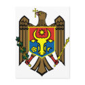 Moldova coat of arms postcards