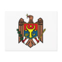 Moldova Coat of Arms Postcard