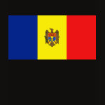 Moldova Flag Map Spaghetti Top