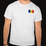 Moldova Flag Map Basic T-Shirt