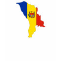 Moldova flag map t-shirts