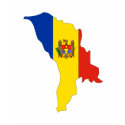 Moldova flag map t-shirts by FlagStore Moldova flag map t-shirts