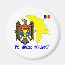Moldova Fridge Magnet