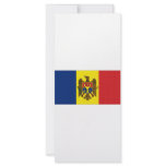 Moldova National Flag Rack Card Design