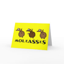 Moleasses Greeting Card