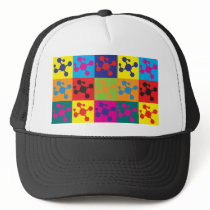 Molecular Biology Pop Art hats