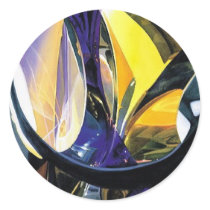 "Molecular Mosaic" Art Glass Watercolor stickers by PaulJacksonart "Molecular Mosaic" Art Glass Watercolor stickers