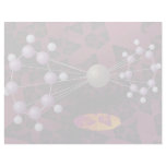 Molecular structure dimension letterhead template