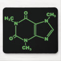 molecule_caffeine mousepads by DominoAlley molecule_caffeine mousepads