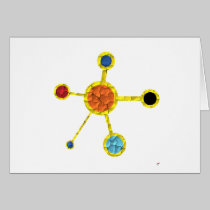 Molecule with Peeling Paint cards