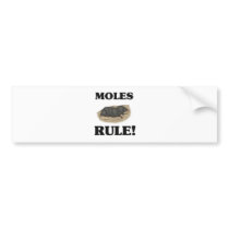 MOLES Rule! Bumper Stickers