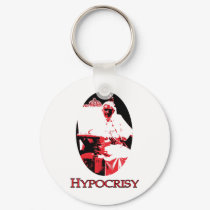 Molester, Satan, Farce, Hypocrisy Pope Benedict XV keychains