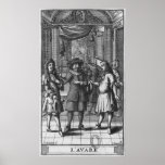 Moliere as Harpagon, frontispiece illustration Posters