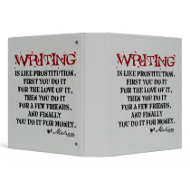 Moliere Writing Quote binders