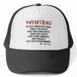 Moliere Writing Quote Mesh Hats