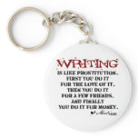 Moliere Writing Quote keychains