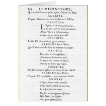 Moliere's Le Misanthrope cards by dinesy Moliere's Le Misanthrope cards