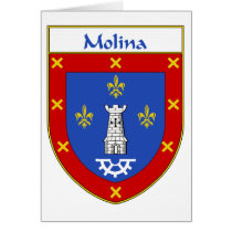 Molina Coat of Arms/Family Crest cards by NameGame Molina Coat of Arms/Family Crest cards