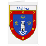 Molina Coat of Arms/Family Crest cards