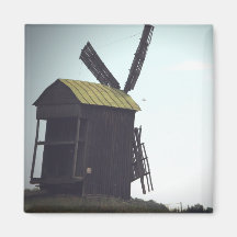 Molino de viento imán de frigorífico