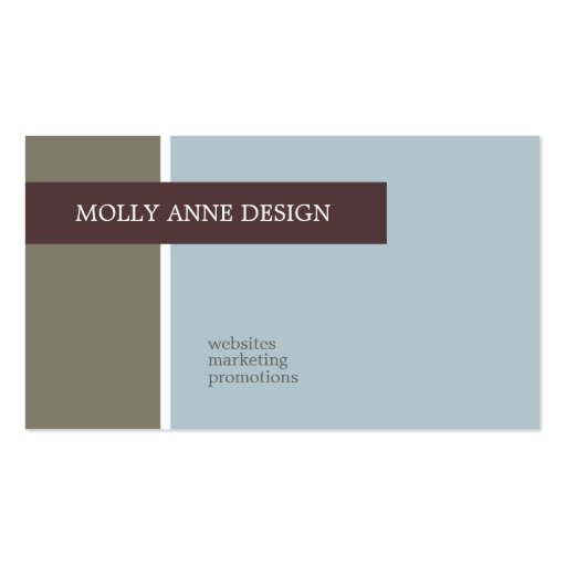 Molly Anne Business Cards (front side)