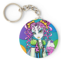 "Molly" Cute Rainbow Soda Shop Fairy Keychain keychains