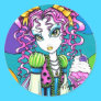 "Molly" Cute Rainbow Soda Shop Fairy Stickers