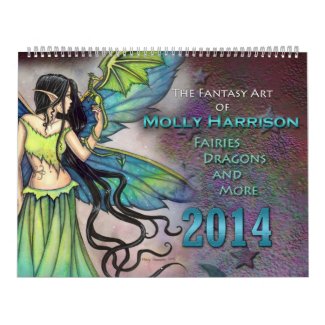 Molly Harrison 2014 Fairy and Fantasy Art Calendar