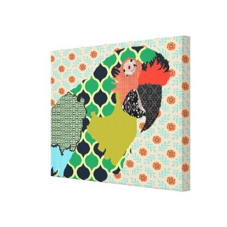 Molly Macaw Canvas wrappedcanvas
