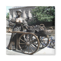 Molly Malone and Wheelbarrow Ireland Magnets
