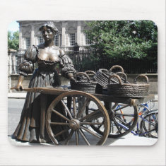 Molly Malone and Wheelbarrow Ireland Mousepad mousepad