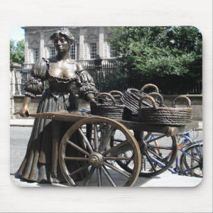 Molly Malone and Wheelbarrow Ireland Mousepad mousepad