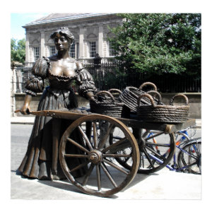 Molly Malone and Wheelbarrow Ireland print