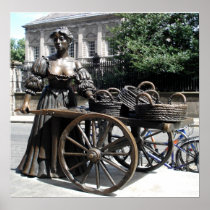 Molly Malone and Wheelbarrow Ireland Print