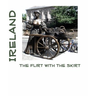 Molly Malone and Wheelbarrow Ireland T Shirt shirt
