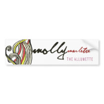 Molly Marlette Sticker bumper stickers