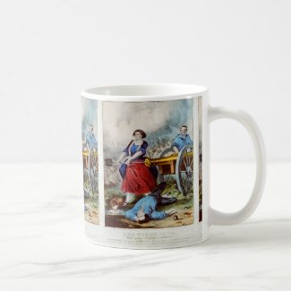 'Molly Pitcher' Revolutionary War Mug