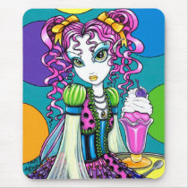 "Molly" Rainbow Ice Cream Fairy Mousepad by mykajelina "Molly" Rainbow Ice Cream Fairy Mousepad
