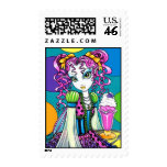 "Molly" Rainbow Ice Cream Fairy Postage Stamps
