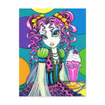 "Molly" Rainbow Ice Cream Fairy Postcard