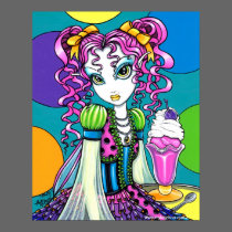 "Molly" Rainbow Ice Cream Fairy Posters posters