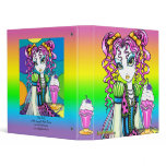 "Molly" Sherbet Ice Cream Rainbow Fairy Binder