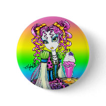"Molly" Sherbet Ice Cream Rainbow Fairy Button buttons