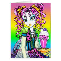 "Molly" Sherbet Ice Cream Rainbow Fairy Card cards